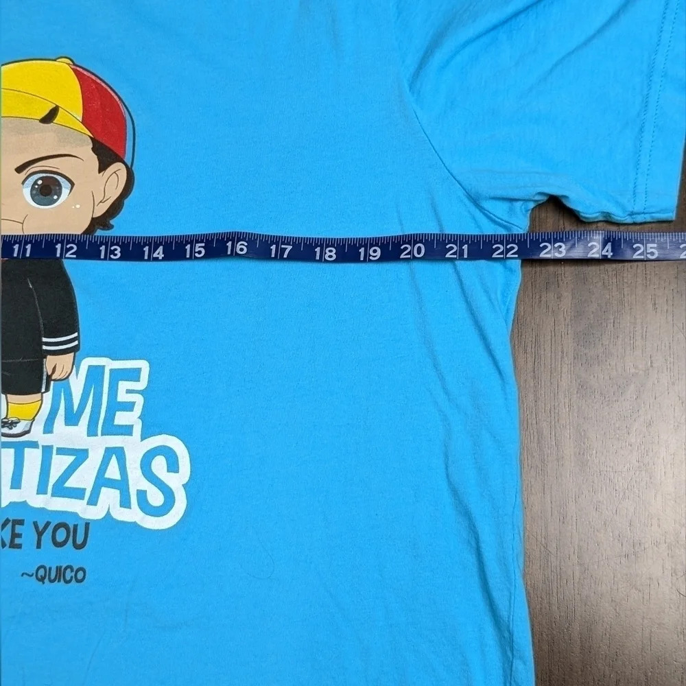 No me simpatizas, I don't like you, Quico Mexicana humor T shirt XL - Picture 3 of 5